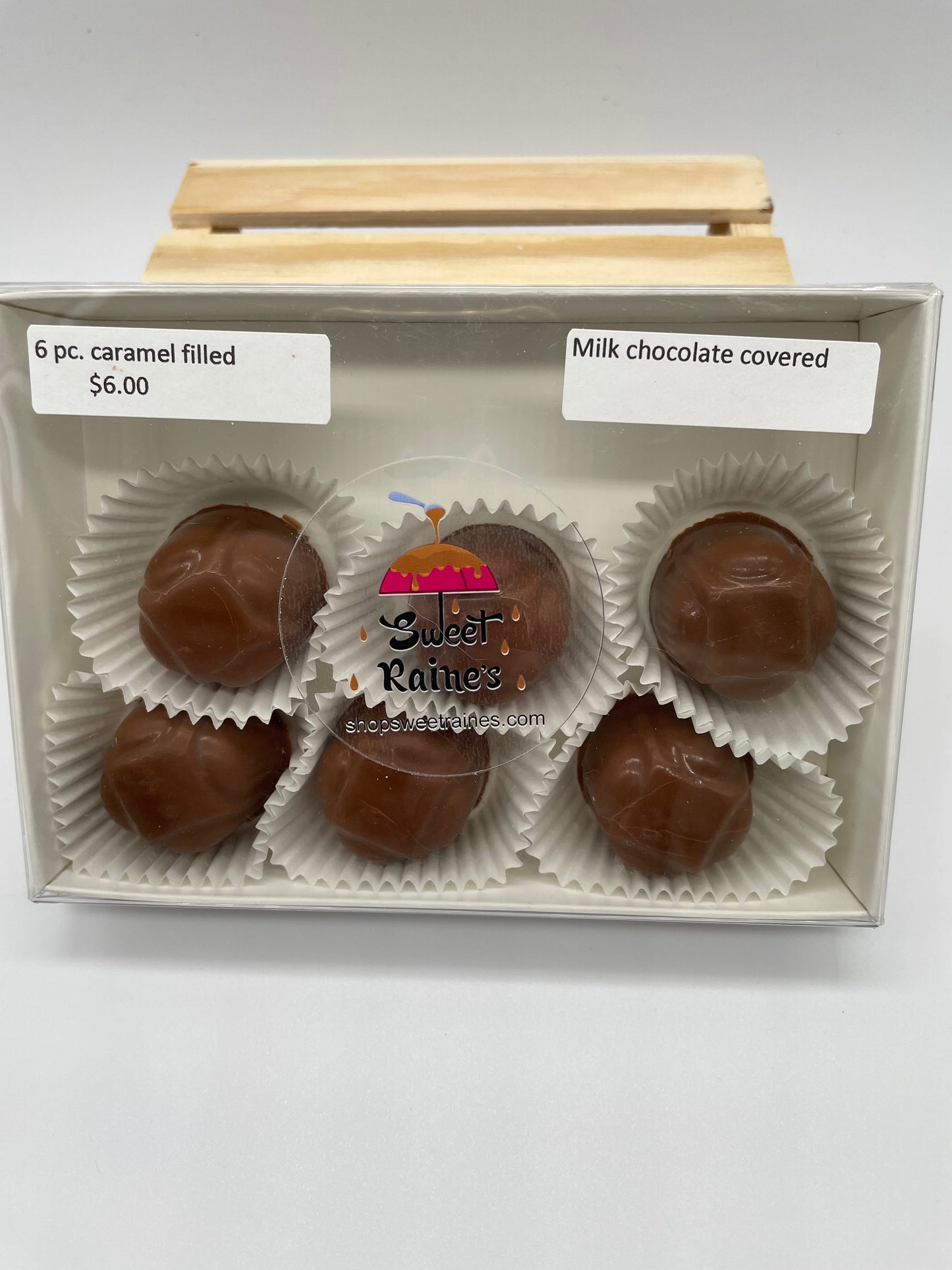 Chocolate covered caramels