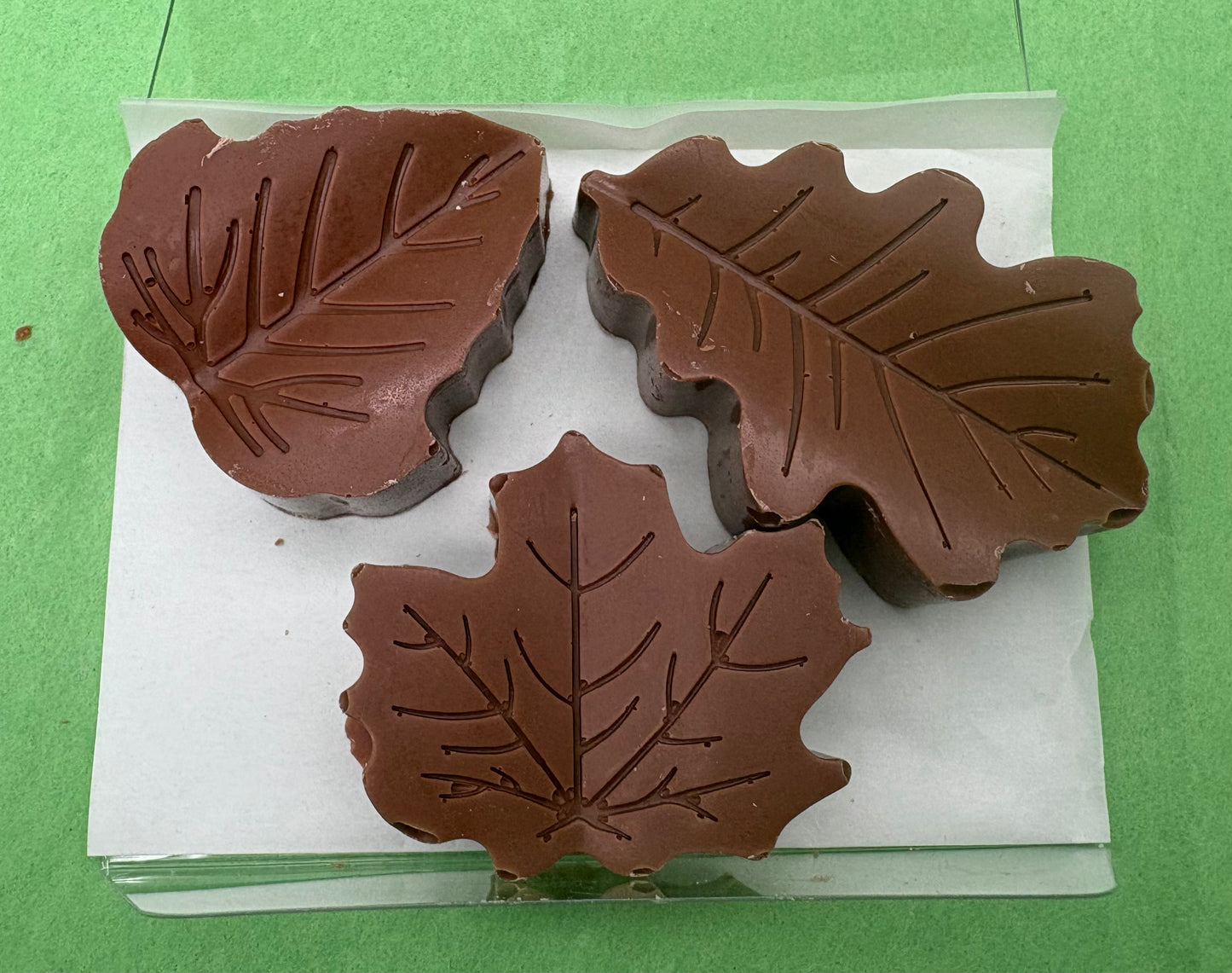 Maple walnut filled leaves