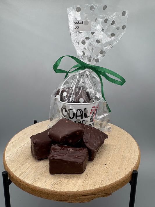 Christmas bucket of coal